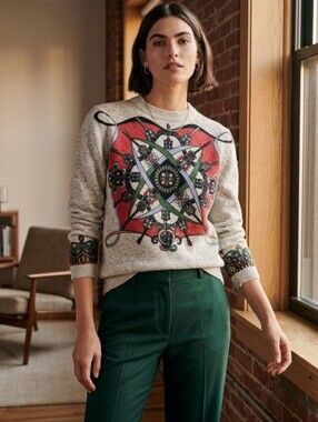 Colorful Patterned Sweater